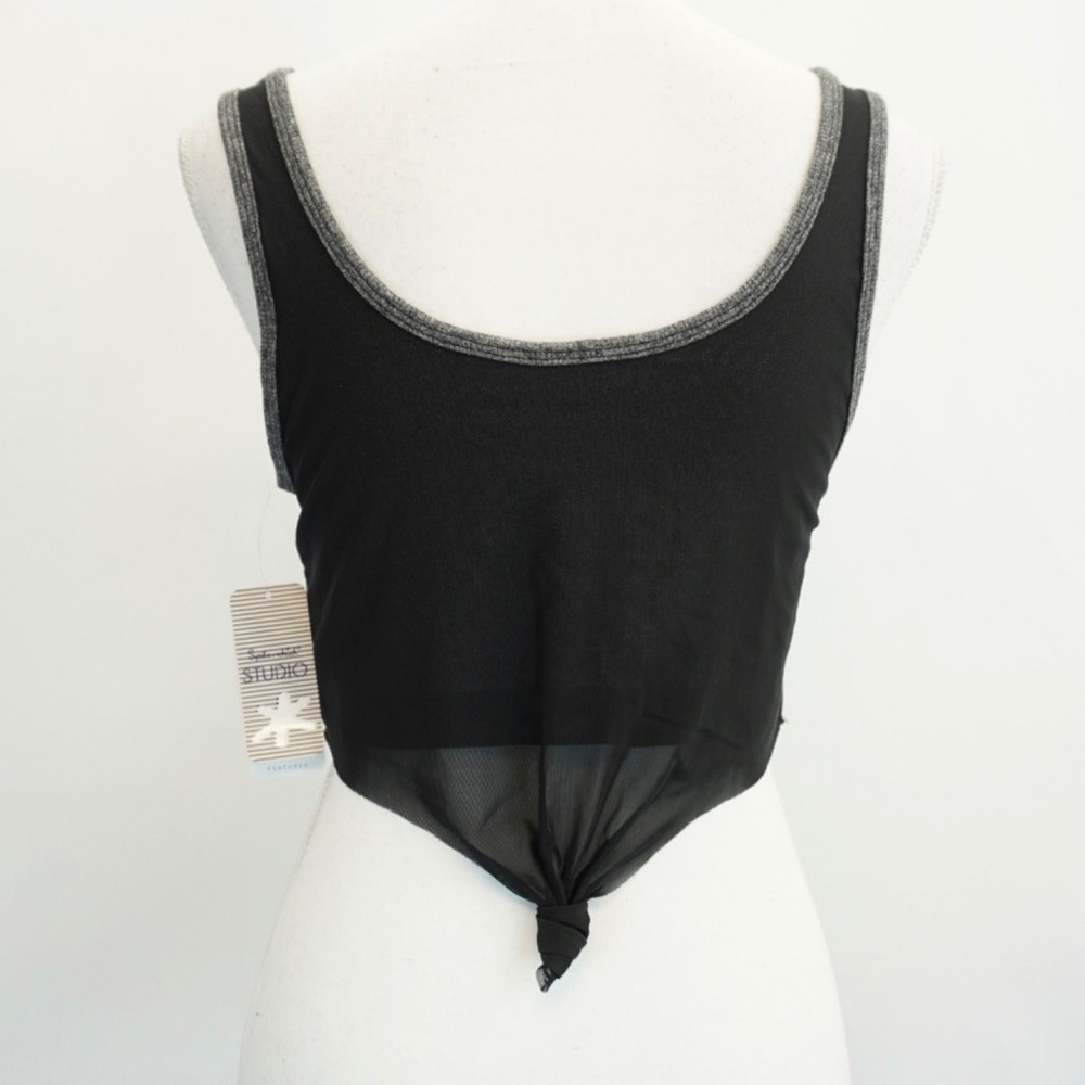 Splendid Studio Ribbed Front Mesh Back Sports Bra - Picture 5 of 5